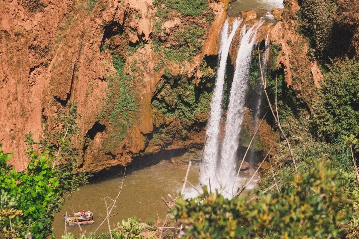 passeios de um dia saindo de marraquexe Cachoeira Oued Ouzoud