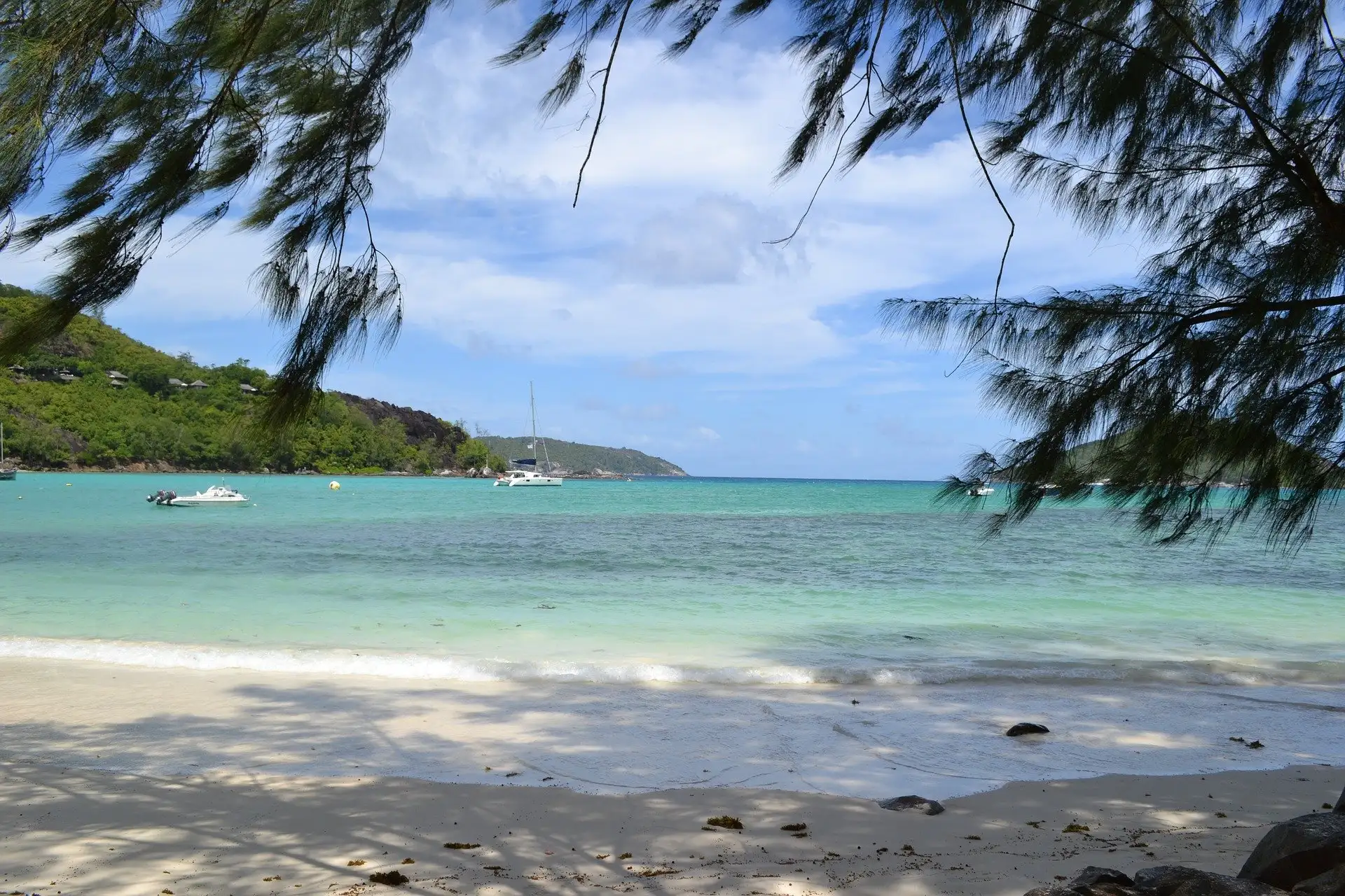 jalan yang menarik dilihat di Beau Vallon semasa menginap di Seychelles