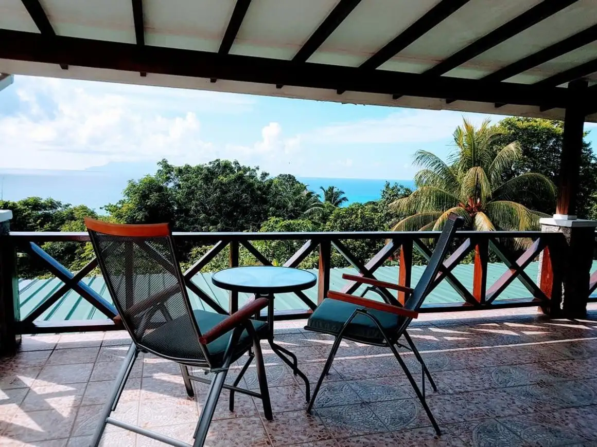 Bilik di vila dengan pemandangan seychelles yang menakjubkan