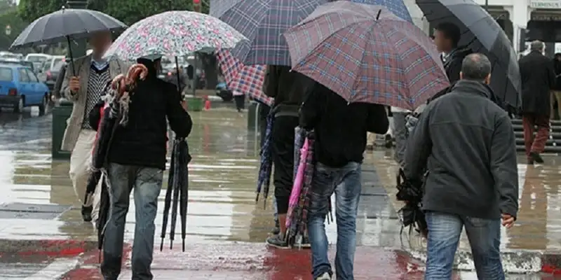 Chuva e água em Marrocos