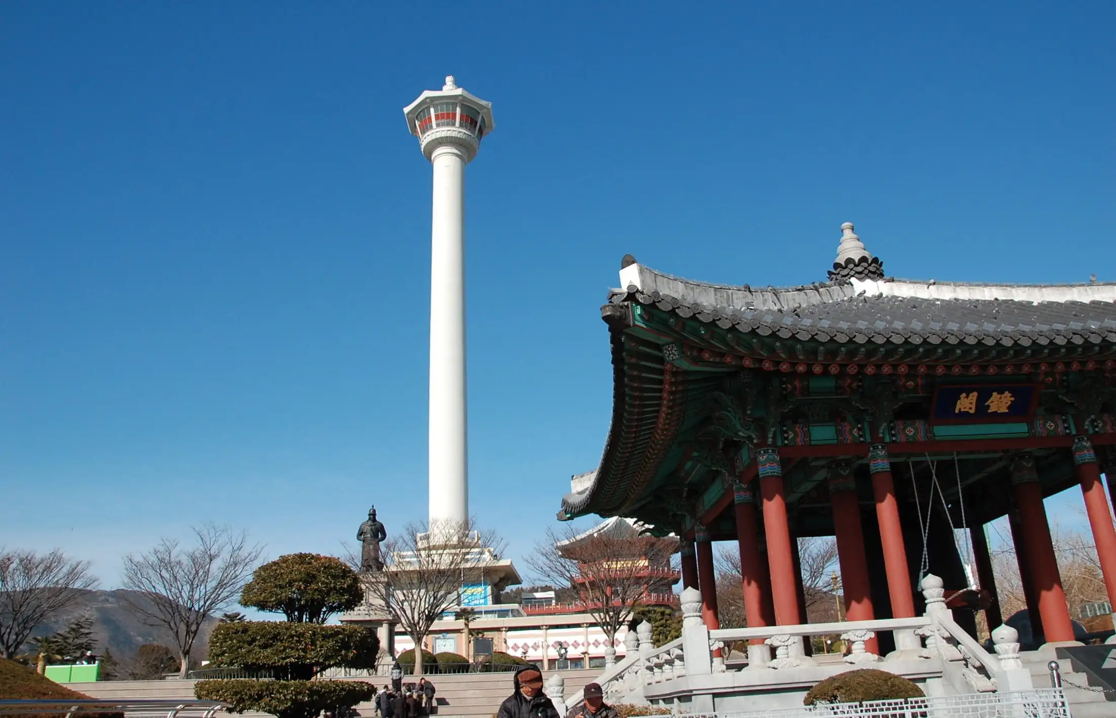 Tour de Busan et parc Yongdusan