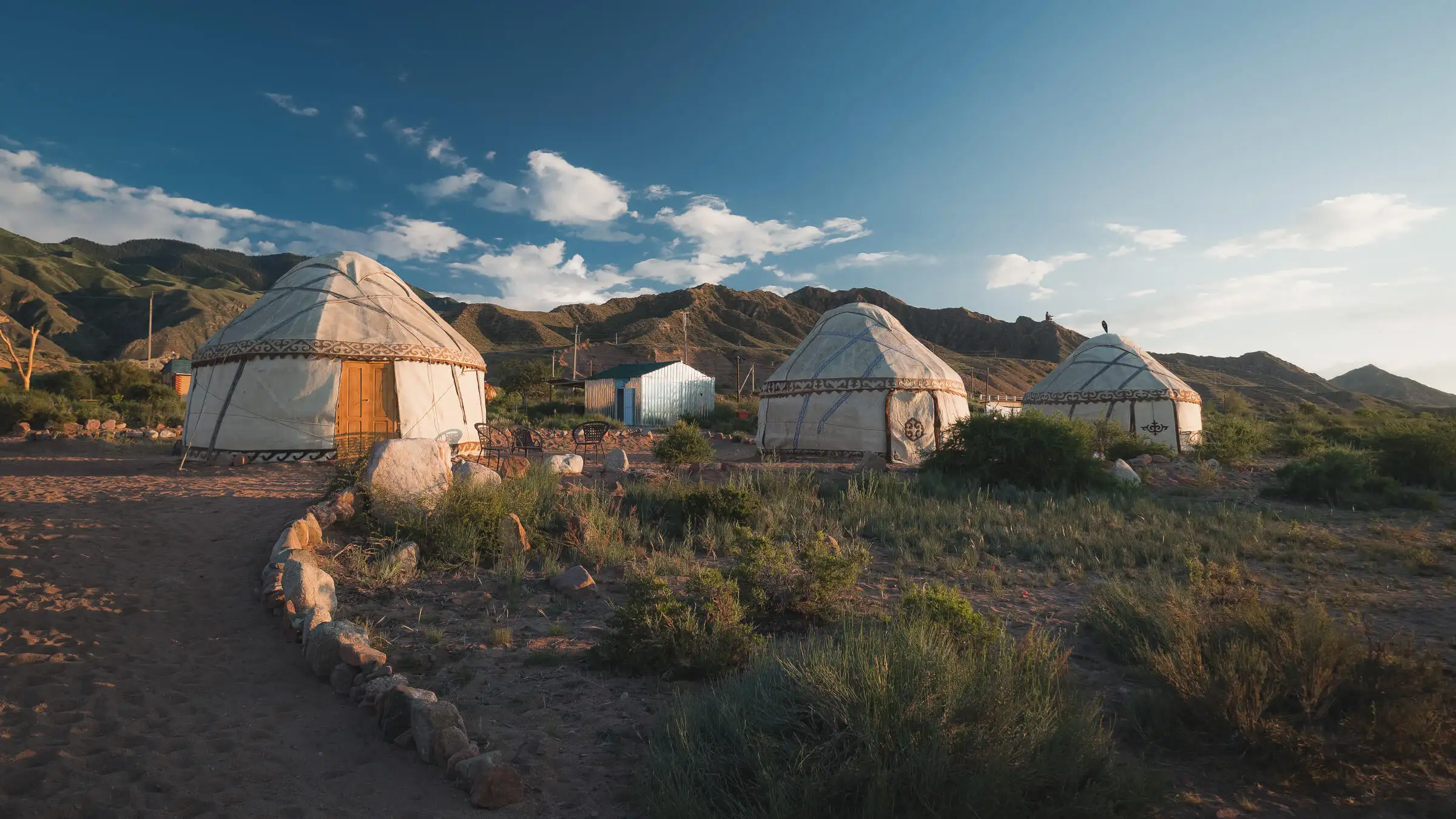 Yurt fica no Quirguistão East Syk Kul