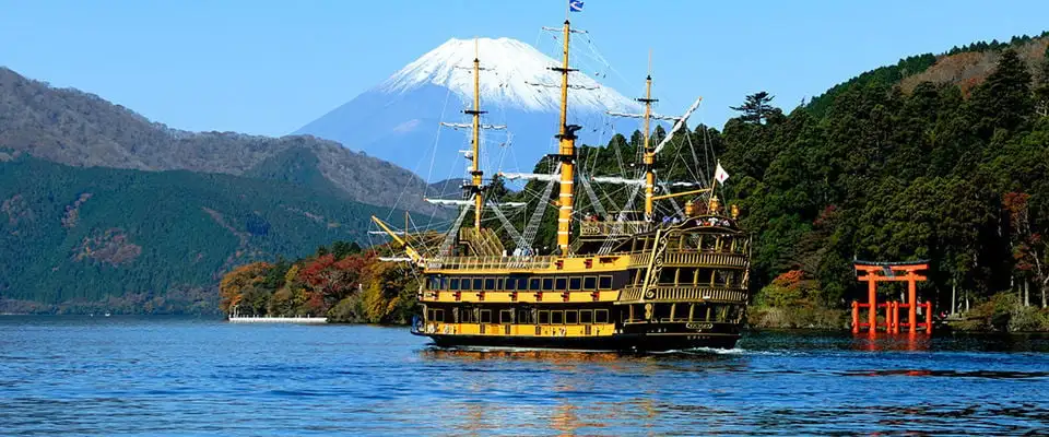Wycieczka jednodniowa do Hakone Fuji: rejs, kolejka linowa i wulkan