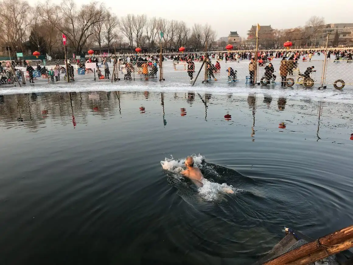Natation sur glace Pékin