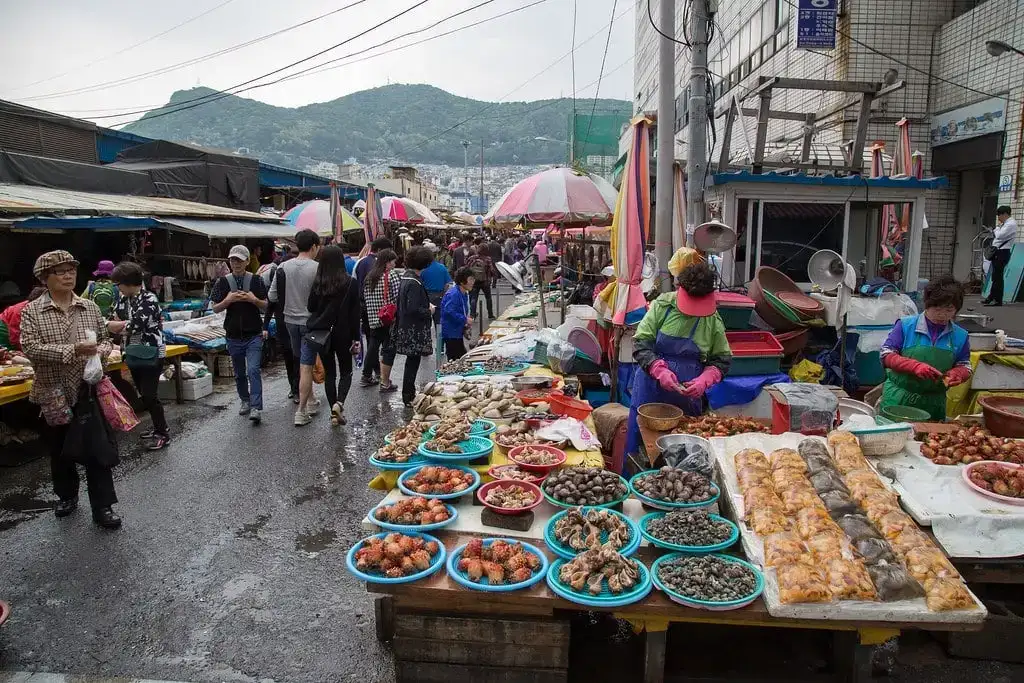 Marché aux poissons de Jagalchi