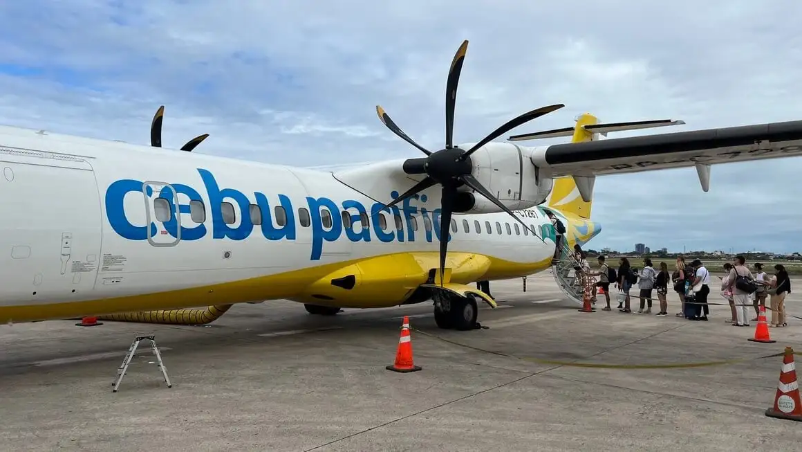 Cebu Pacific Flight, Aeorplane, Avião nas Filipinas
