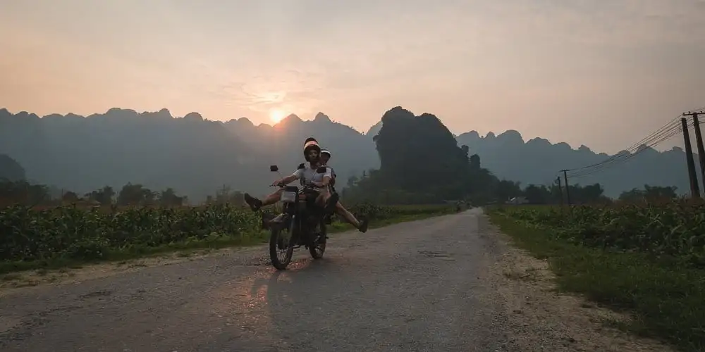 Itinéraire de la boucle de Ha Giang en moto au Vietnam