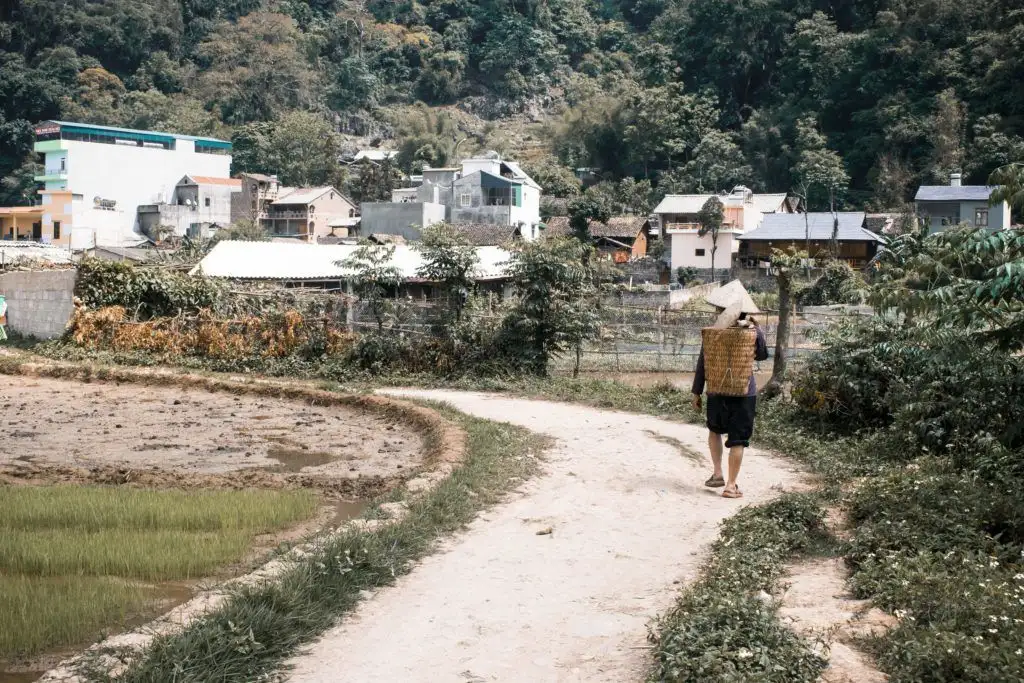 Matins sur la boucle Ha-Giang au Vietnam