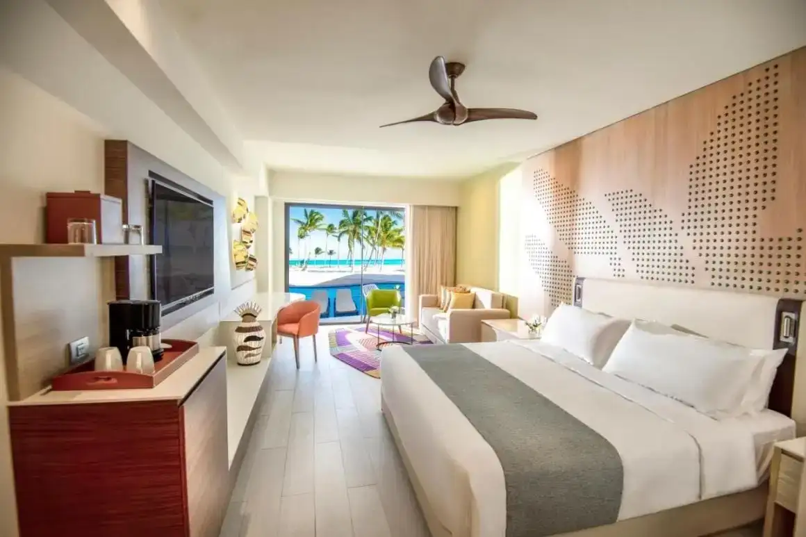 Προβλήτα έξω από την παραλία Cap Cana, Punta Cana Δομινικανή Δημοκρατία.
