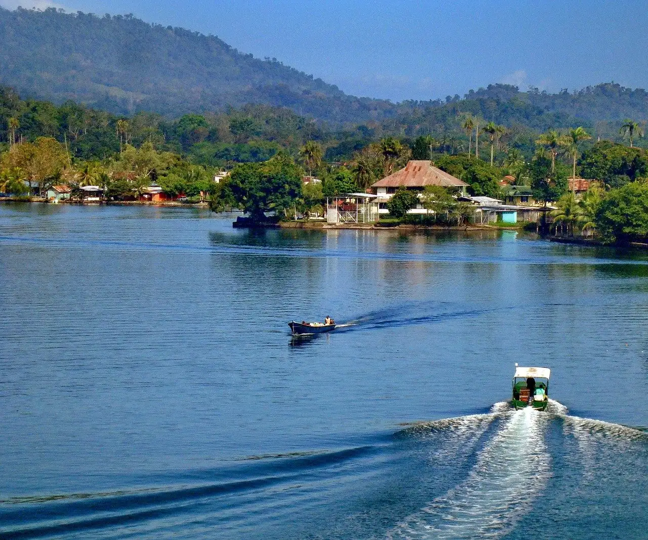 Pouliční stánek s občerstvením v Bocas Del Toro Panama