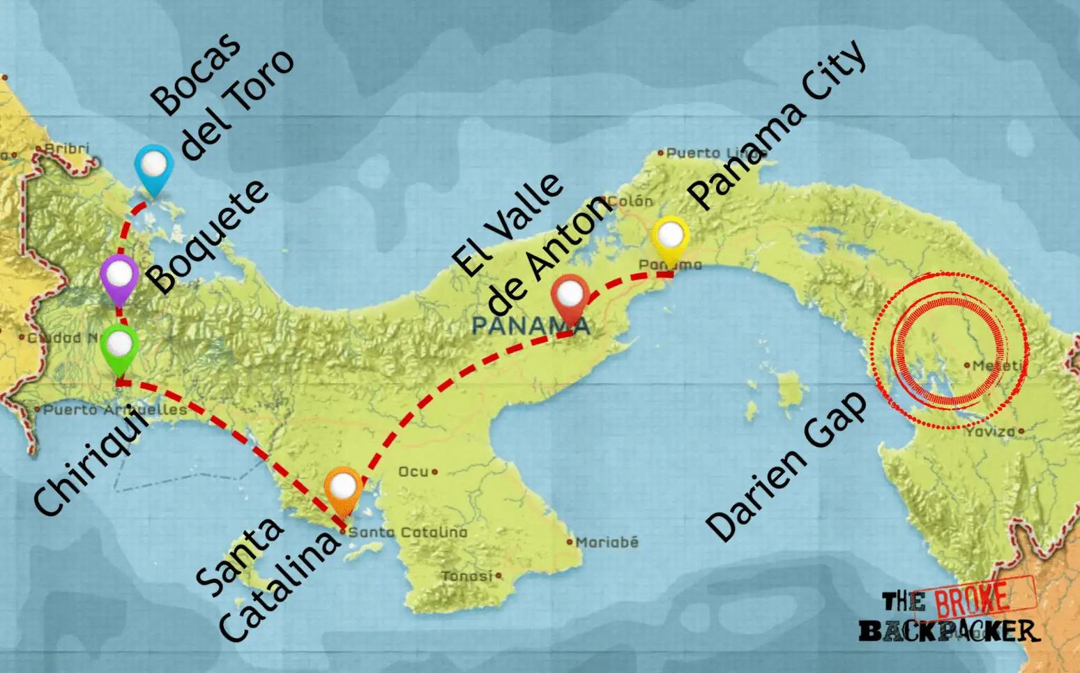 cestovní panama itinerář 4 dny