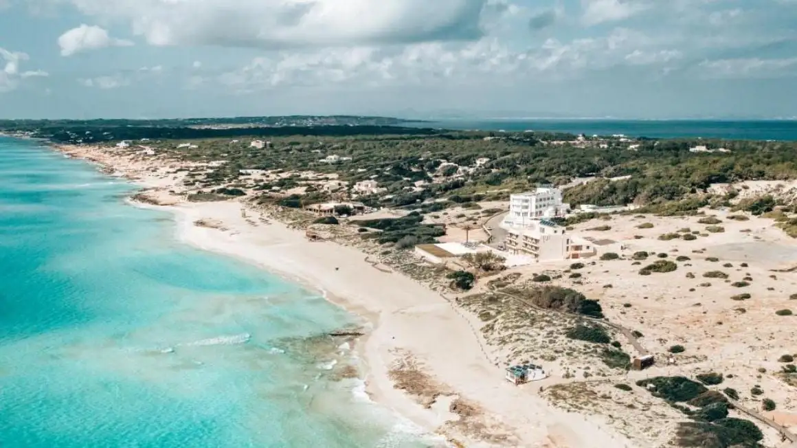 Bar da praia de Formentera