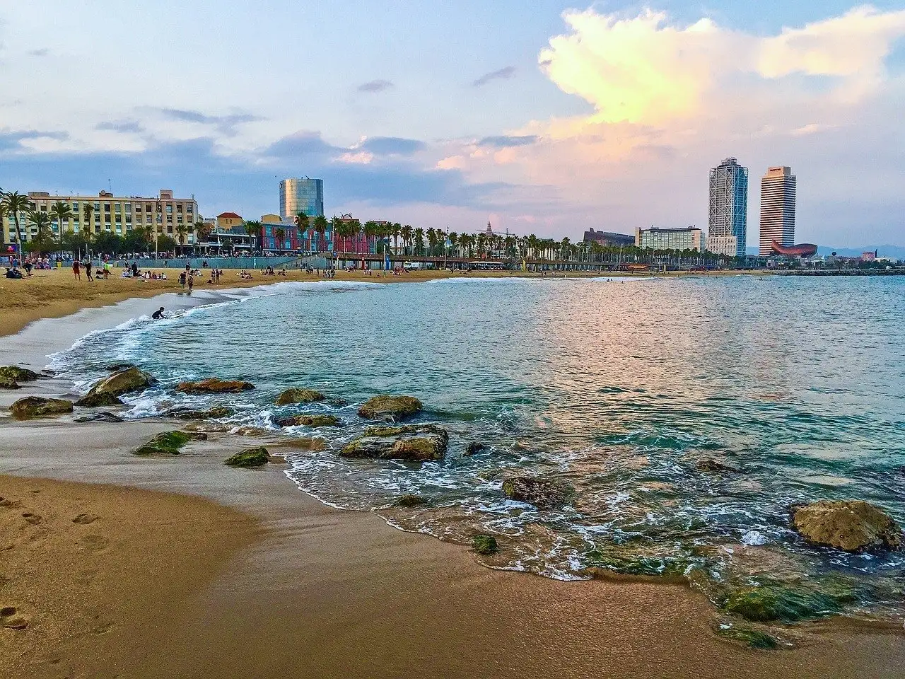Plages à Barcelone