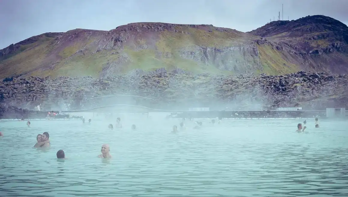 Piscine thermale du Blue Lagoon Islande