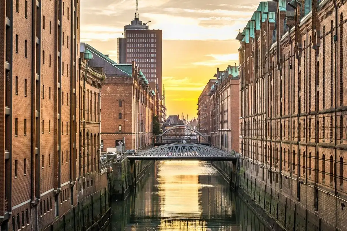 les canaux de Hambourg
