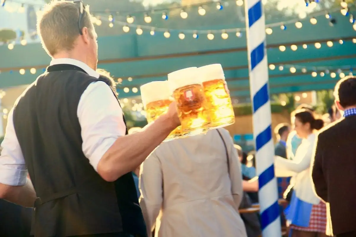 randonnée en Allemagne pendant l'Oktoberfest