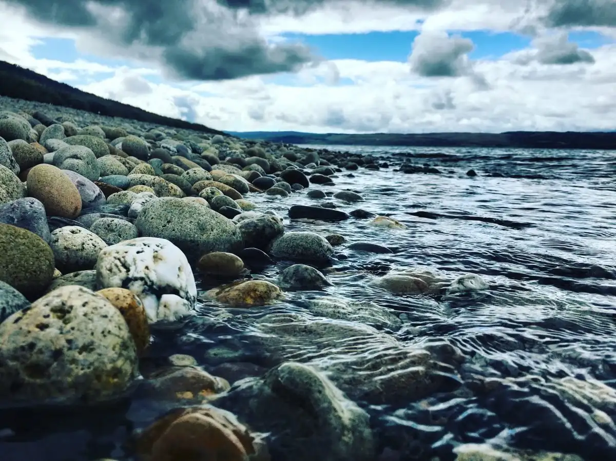 mochila na ilha de arran