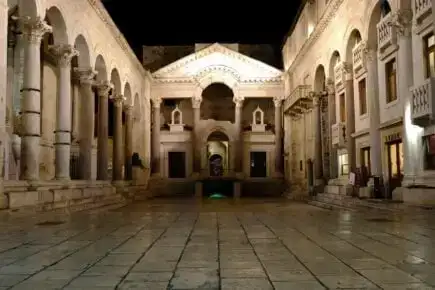 Νύχτα στον ποταμό στο Σπλιτ, Κροατία