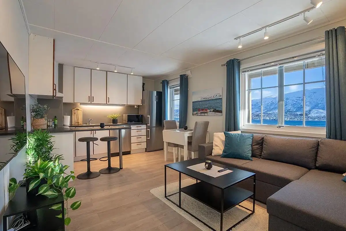 Apartamento elegante com vista, Tromso Noruega