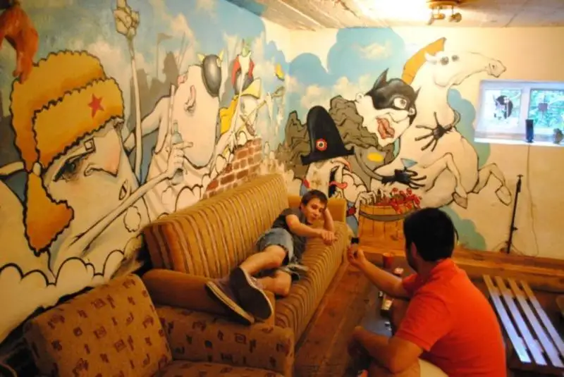 Art Hostel 通常我们在花园里度过时光 索非亚最适合数字游牧民的旅舍