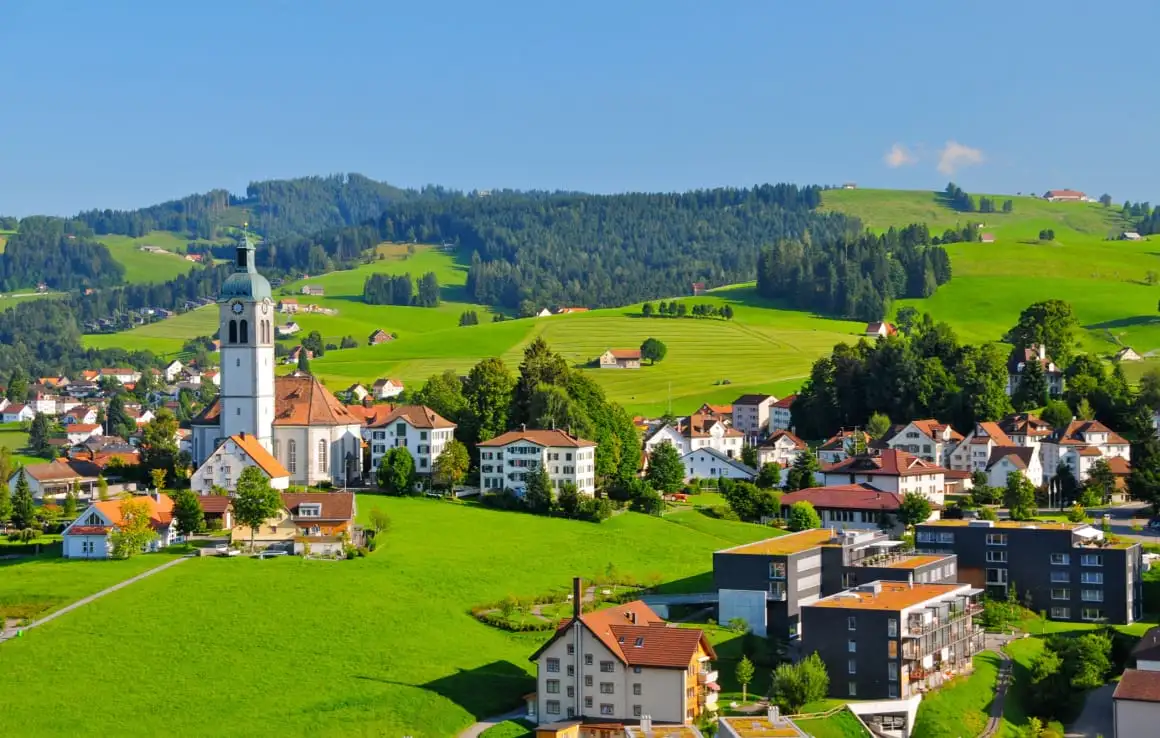 Slavný rekreační region Svatý Mořic