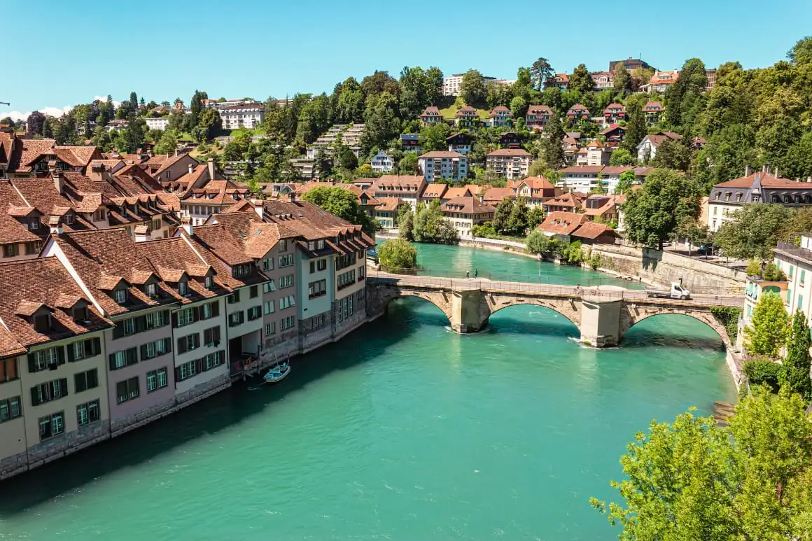 Řeka Aare Bern