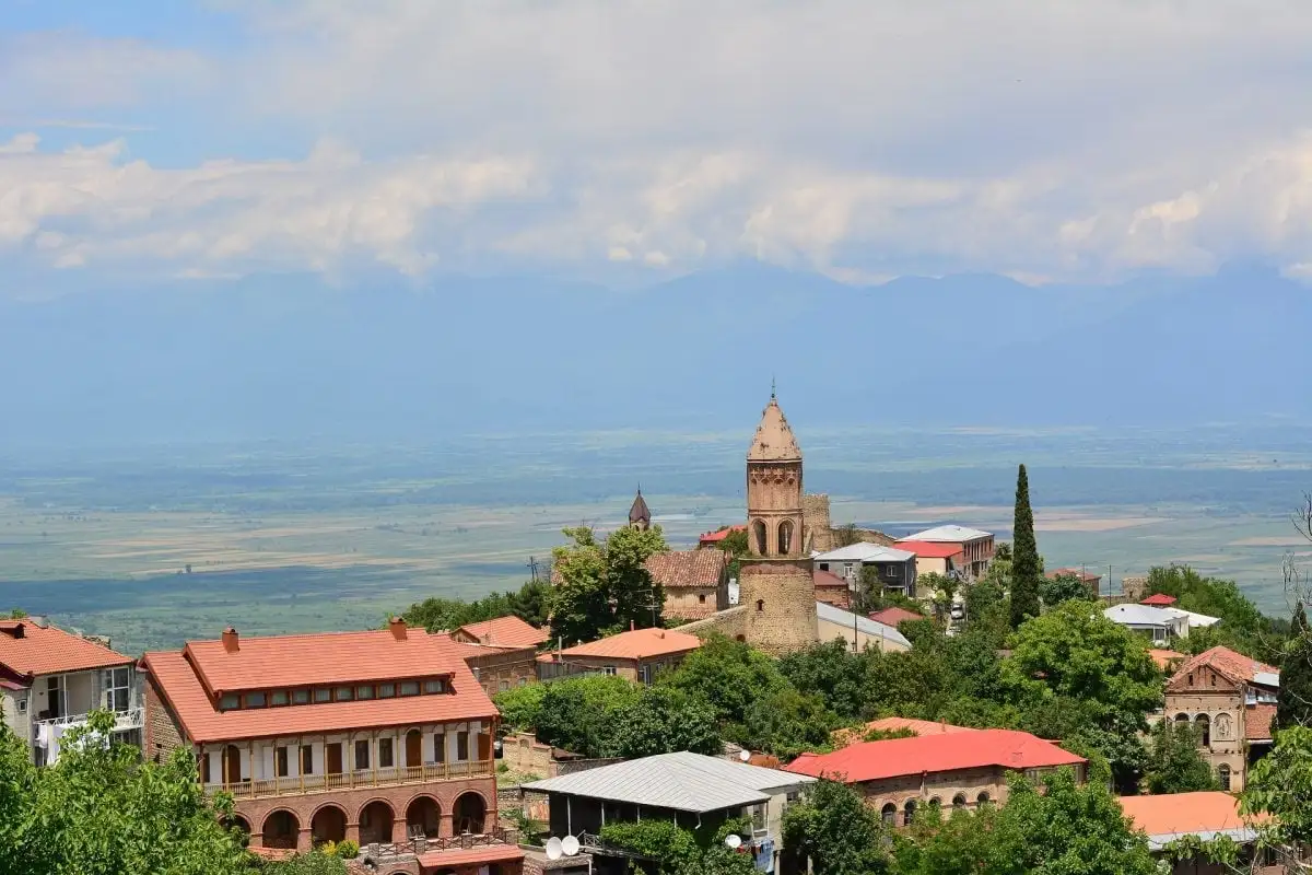Aldeia de Signagi em Kakheti, Geórgia