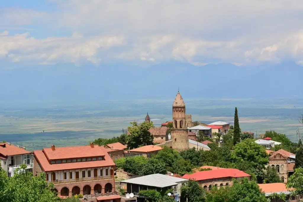 Aldeia de Signagi em Kakheti custo de vida na Geórgia