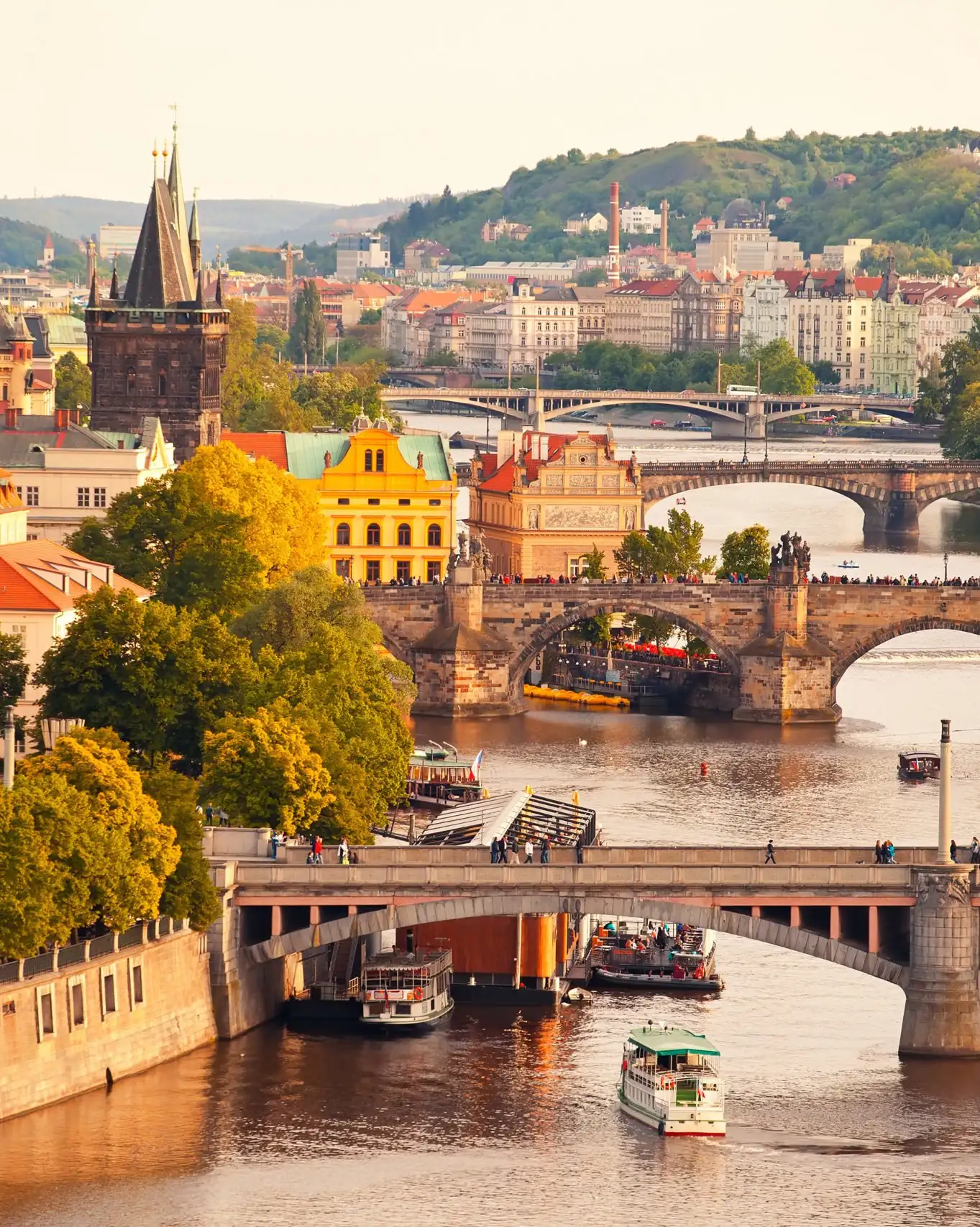 rios e pontes em praga, república checa
