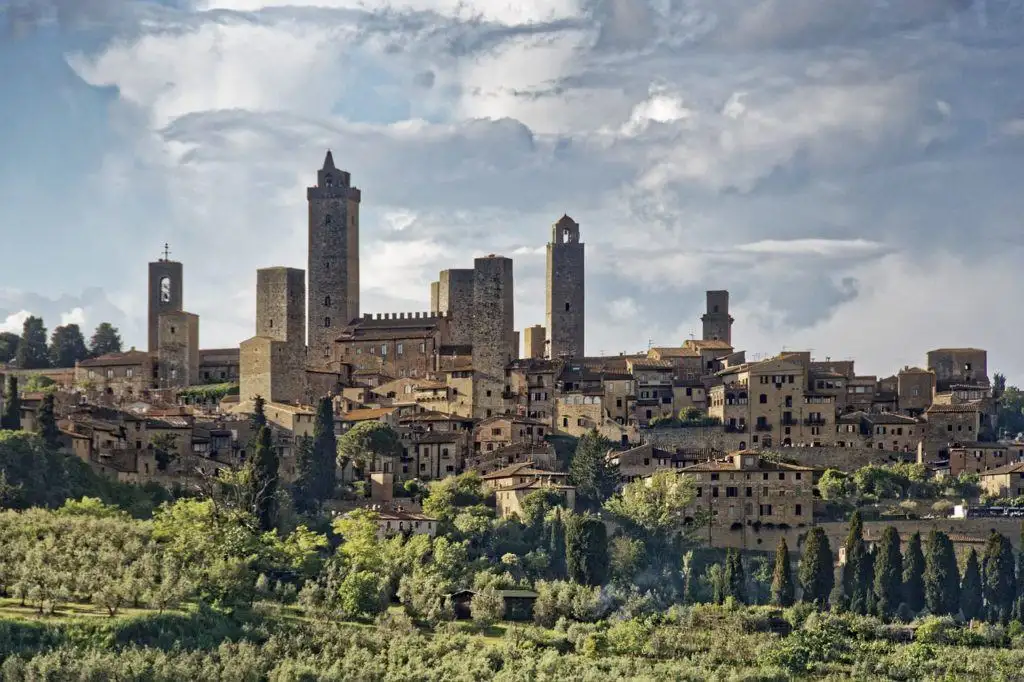 Toscane Italië San Gimignano Historisch Centrum