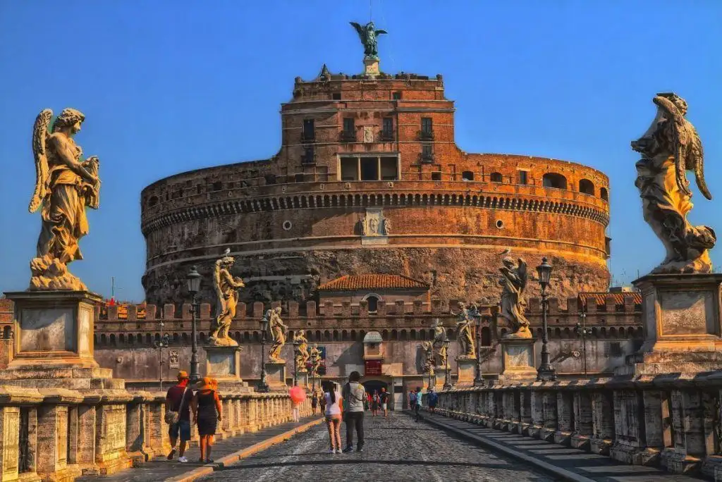 castelo de saint angelos em roma itália