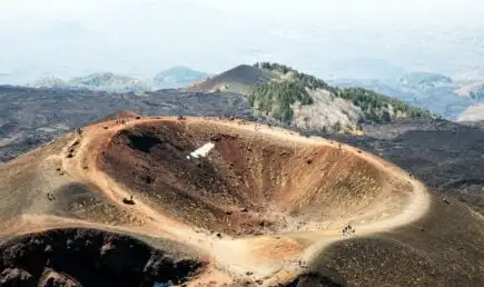 Etnas vulkāna krāteri Silvestri Nikolosi, Katānija