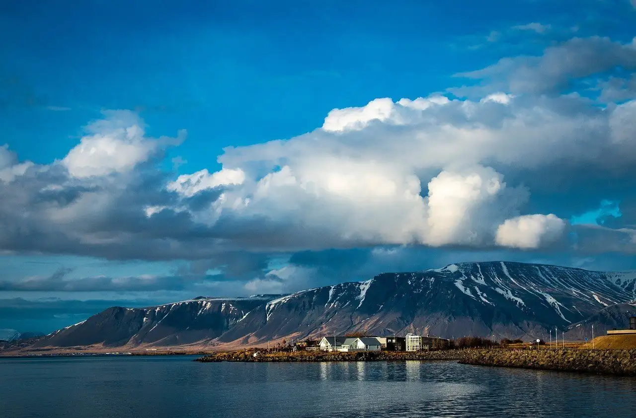Vue sur la montagne, Reykjavik