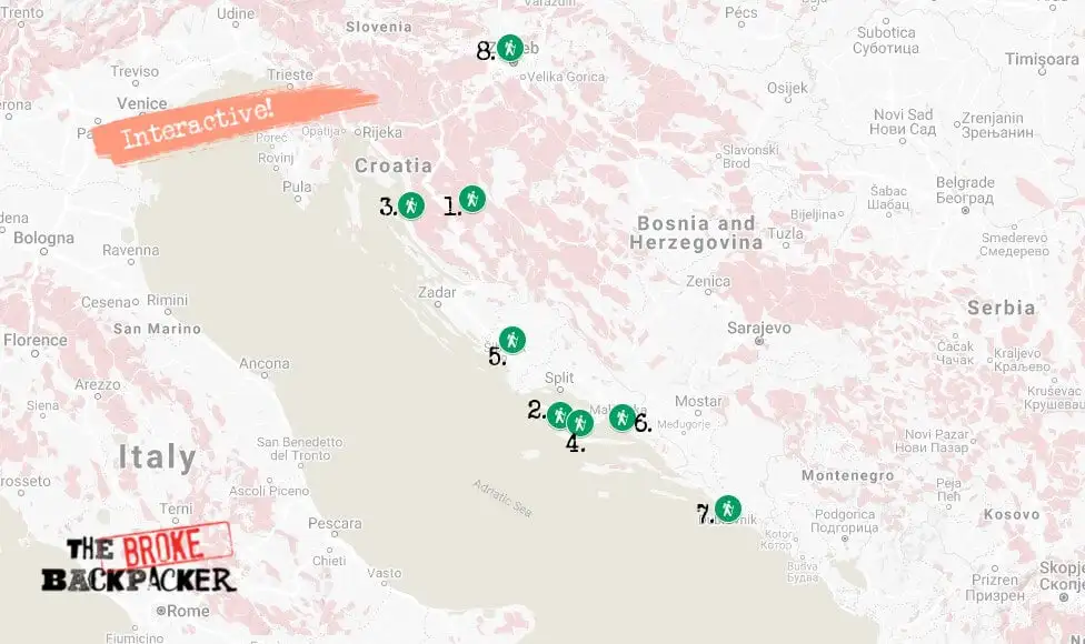 Randonnée en Croatie