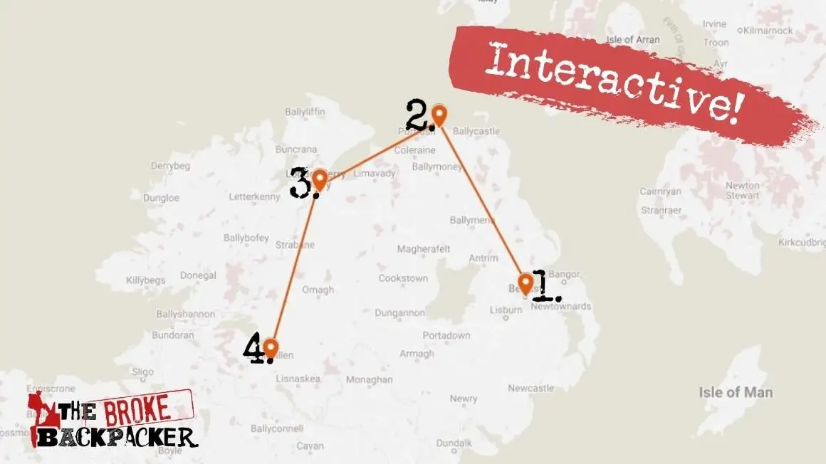 Itinerário de viagem de 7 dias para a Irlanda