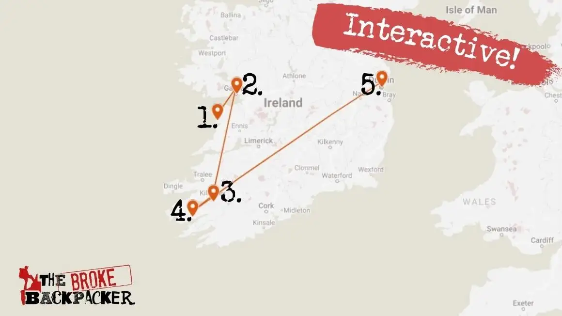 Itinerário de viagem de 2 semanas para a Irlanda