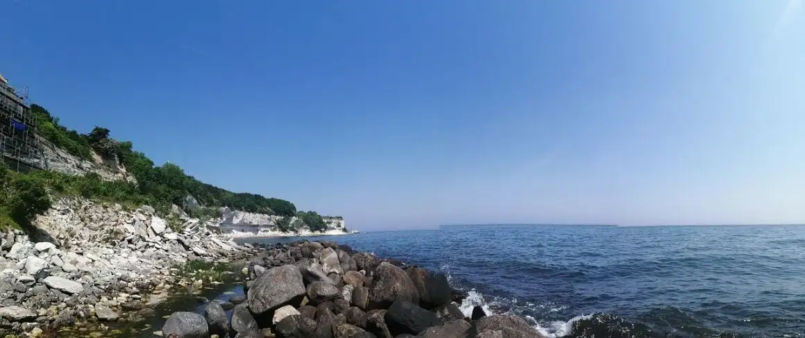 Sentier de la mer du Nord Agger à Bulbjerg Danemark
