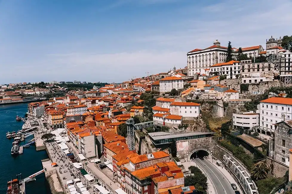 Quang cảnh Porto từ cây cầu, Bồ Đào Nha