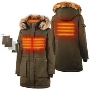 Ororo Thermolite verwarmde parka voor dames