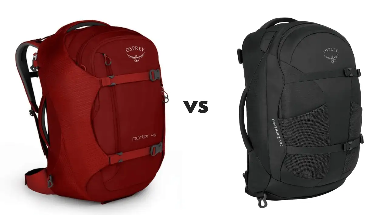 Osprey Porter 46 против Osprey Farpoint 40