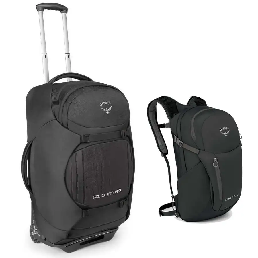 Osprey Sojourn na sliki poleg Osprey Daylite