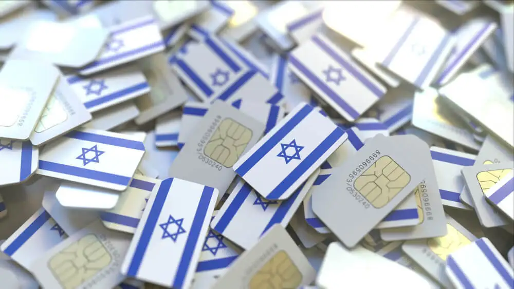 여행자를 위한 이스라엘 SIM 카드 컬렉션