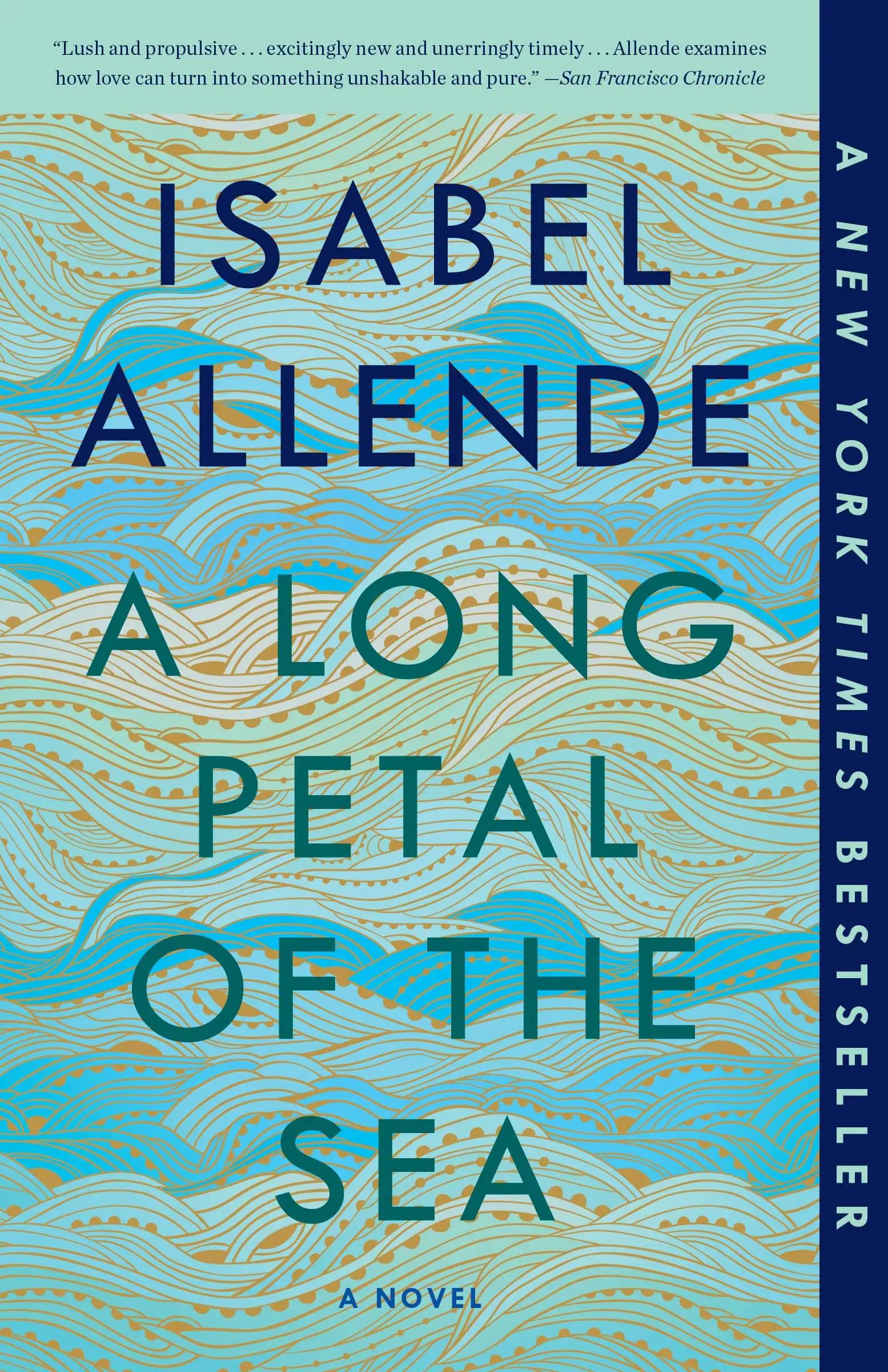 Un long pétale de mer, Isabel Allende - lecture de voyage préférée de 2020