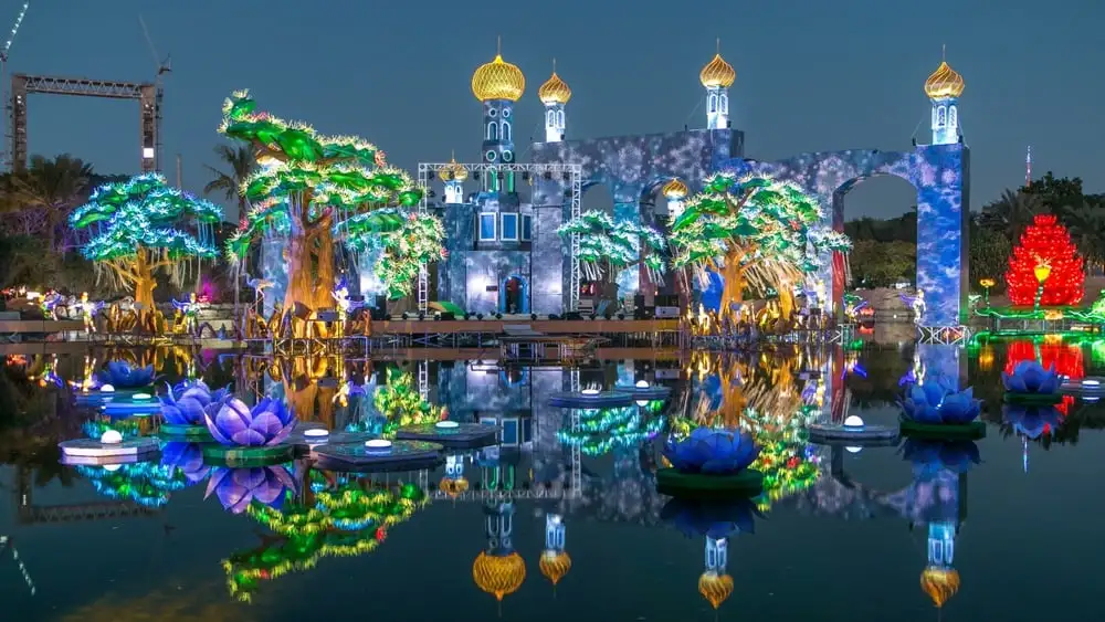 Brilho do Jardim de Dubai