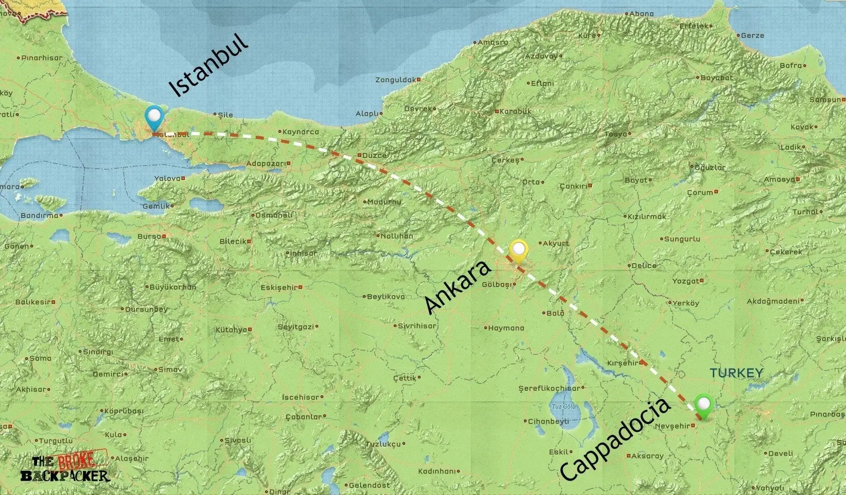 randonnée-dinde-carte-itinéraire-1-semaines