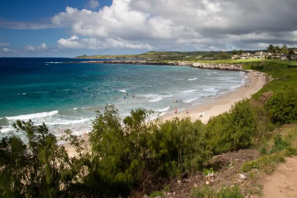 Strand ved Kihei - Kihei - Hvor skal man bo i Maui for natteliv