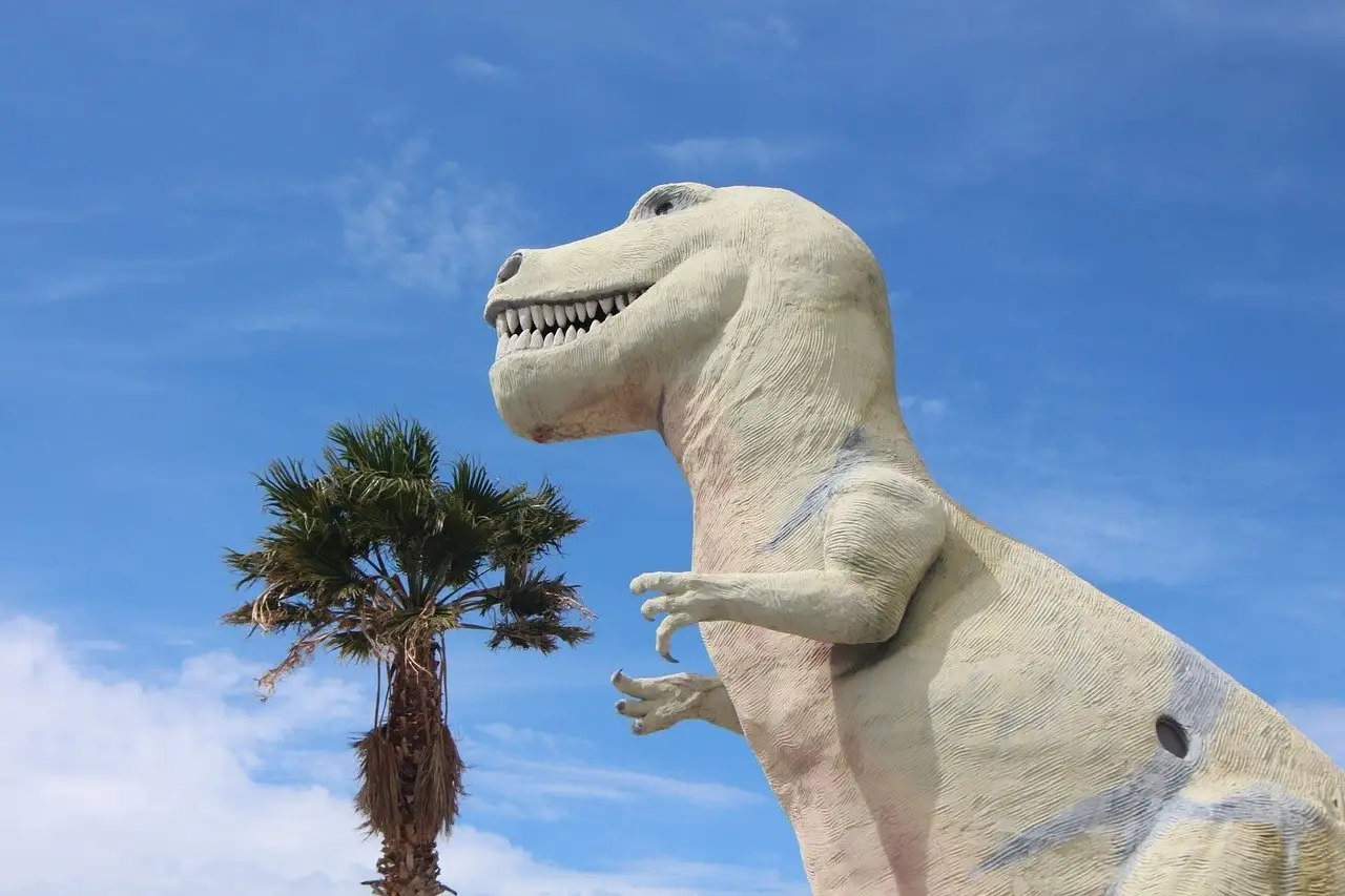 attraction routière dinosaure californie