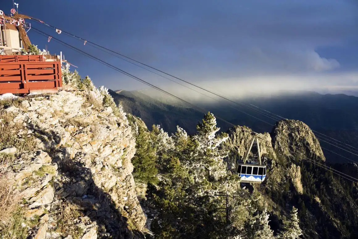 Đường xe điện Sandia Peak New Mexico