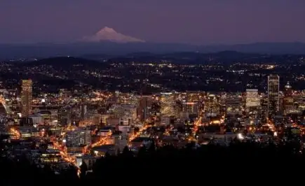 panneau de la vieille ville de Portland, Oregon