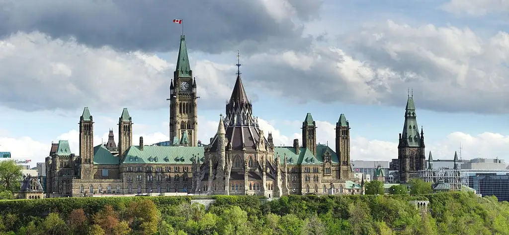 Colline du Parlement d'Ottawa Ontario Canada